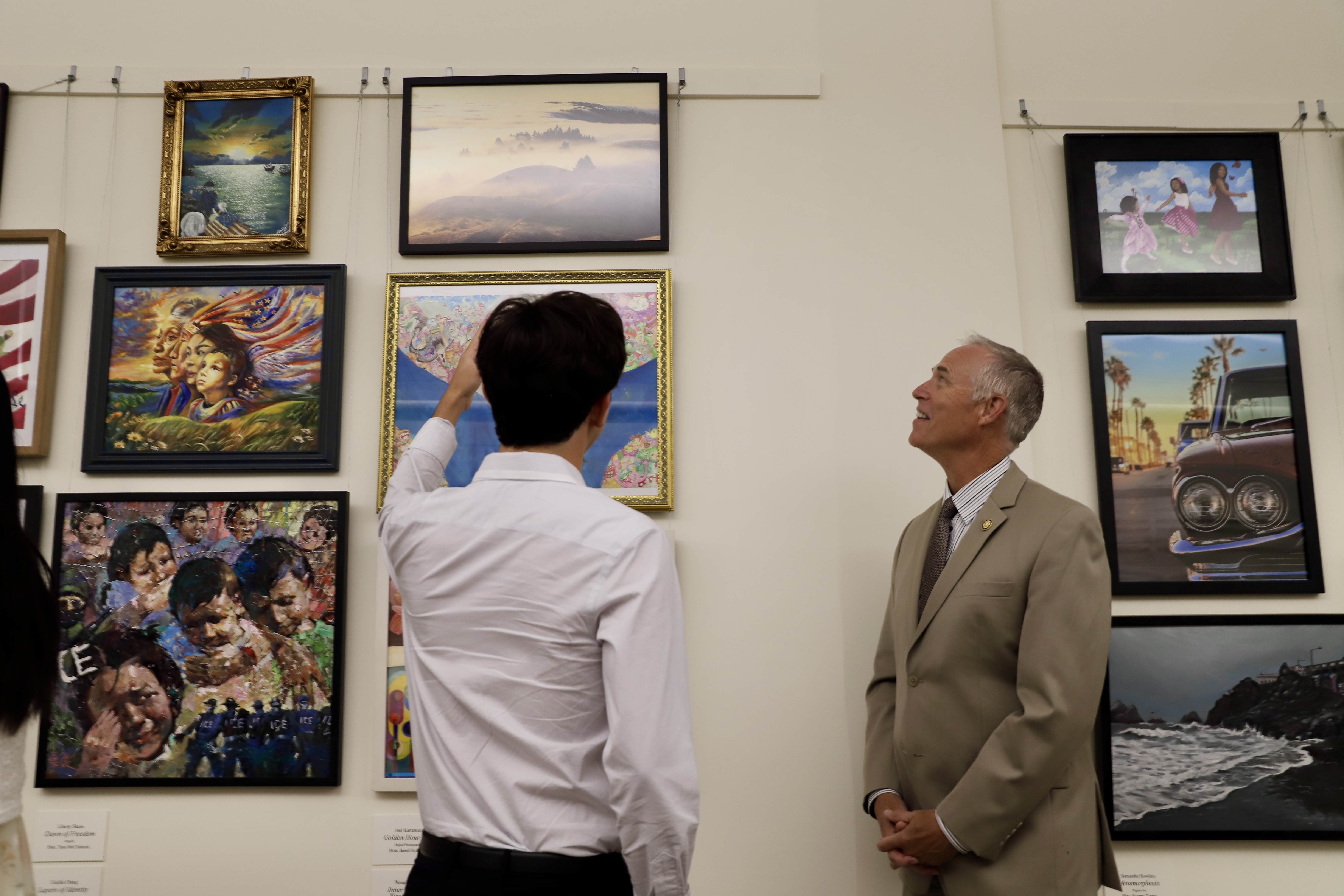 Looking at photo CAC